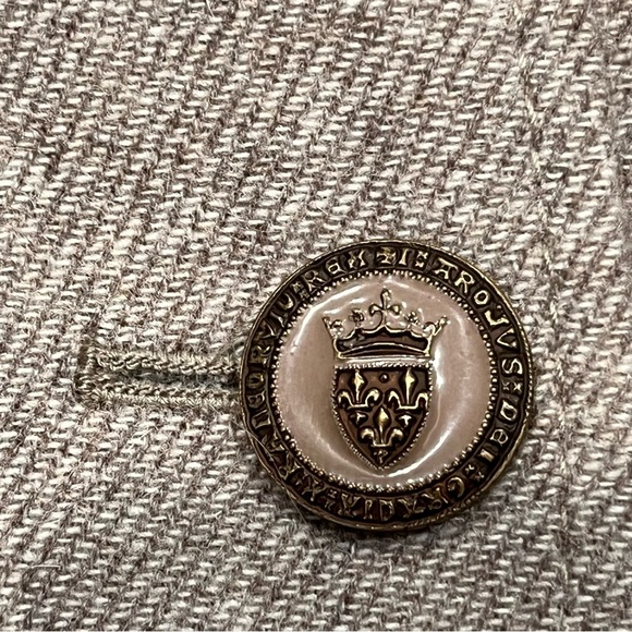 NEW Banana Republic Tan Cashmere & Wool Blend 3 Button Blazer Women’s size 12 - Picture 6 of 9